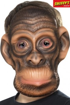 Masque Enfant Chimpanzé Brun accessoire
