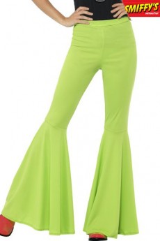 Pantalon Pattes D’Éléphant Vert Femme costume