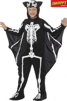 Déguisement Enfant Squelette De Chauve Souris costume