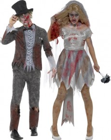 Couple Marié De Zombie costume