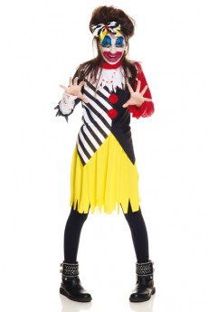 Déguisement Enfant Clown Infernale costume