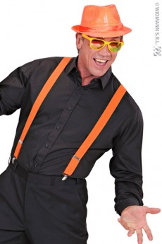 Bretelles Elastique Orange Fluo accessoire