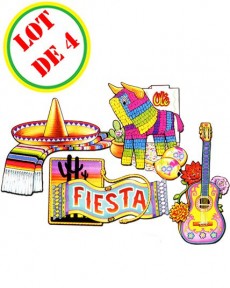 4 Déco Fiesta Mexicaine accessoire