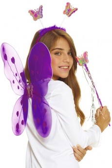 Set Papillon Violet accessoire
