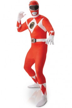 Seconde Peau Power Rangers Rouge costume