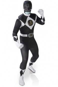 Seconde Peau Power Rangers Noir costume