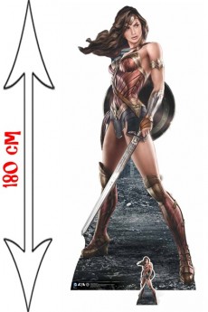 Figurine Géante Carton Wonder Woman accessoire
