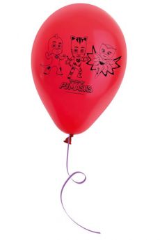 8 Ballons Latex Pjmasks accessoire