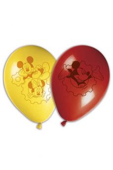 Sachet De 8 Ballons Mickey Clubhouse accessoire