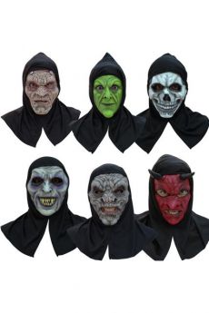 Lot De 6 Masques Horreur accessoire