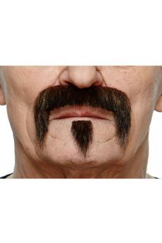Moustache Buffalo Bill Brune accessoire