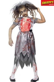 Déguisement Enfant Zombie Mariée costume
