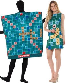 Déguisement Couple Scrabble costume