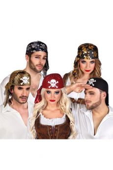 Lot De 5 Coiffes De Pirate Adulte accessoire