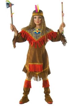 Déguisement Enfant Petite Indienne costume