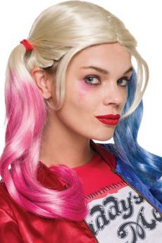 Perruque Licence Harley Quinn Suicide Squad accessoire