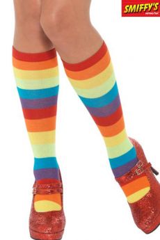 Chaussettes Montantes De Clown Multicolores accessoire