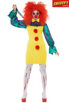 Déguisement Femme Clown De L' Horreur costume