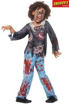Déguisement Enfant Zombie Multicolore costume