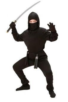 Déguisement D'Enfant Ninja Noir costume