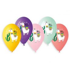 Sachet De 5 Ballons Lama accessoire