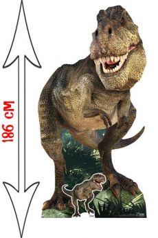 Figurine Géante Carton Tyrannosaure accessoire