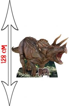 Figurine Géante Carton Triceratops accessoire