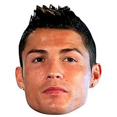 Masque Carton Adulte Christiano Ronaldo accessoire
