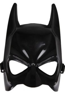 Masque Justicier Noir accessoire