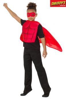 Set Super Héros Pour Enfant Rouge costume
