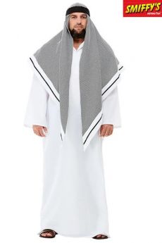 Déguisement De Faux Cheikh De Luxe Blanc costume