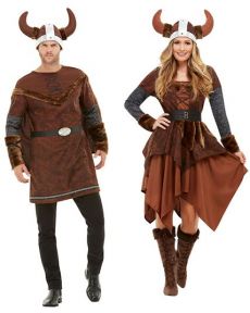 Couple Du Clan Viking costume