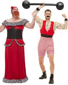 Couple Circus Attraction costume