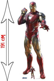 Figurine Géante Carton Iron Man Infinity Gauntlet accessoire