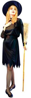Déguisement noir sorcière femme Halloween costume
