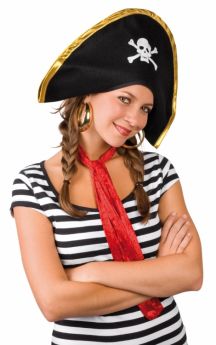 Chapeau chef des pirates adulte accessoire