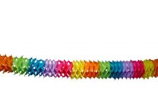 Guirlande en papier multicolore 6 m accessoire