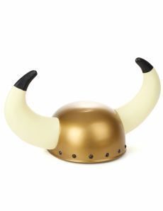 Casque Viking à cornes bicolores adulte accessoire