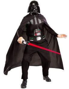 Déguisement Dark Vador Star Wars avec sabre adulte costume