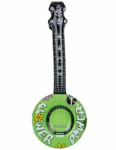 Banjo gonflable hippie 