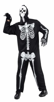 Déguisement noir squelettehomme Halloween costume