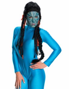 Perruque luxe Neytiri Avatar femme accessoire
