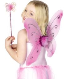 Kit papillon rose fille accessoire