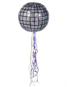 Piñata boule à facettes disco 30 cm accessoire