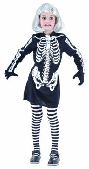 Déguisement squelette fille Halloween 