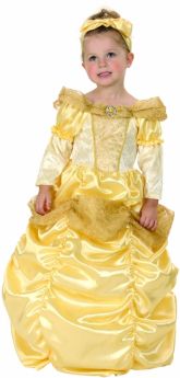 Déguisement princesse dorée fille costume