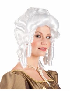 Perruque baroque femme accessoire