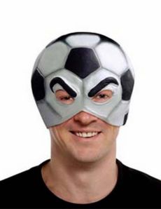 Masque ballon de football adulte accessoire