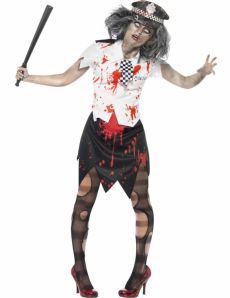 Déguisement zombie policière femme Halloween costume