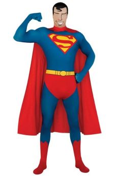 Déguisement seconde peau Superman adulte costume